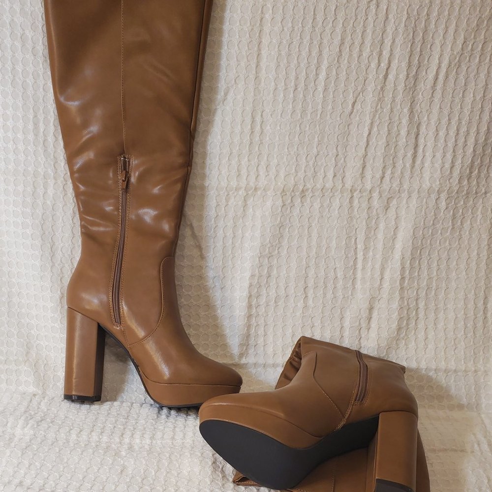 Heeled GoGo Boots Size 8.5